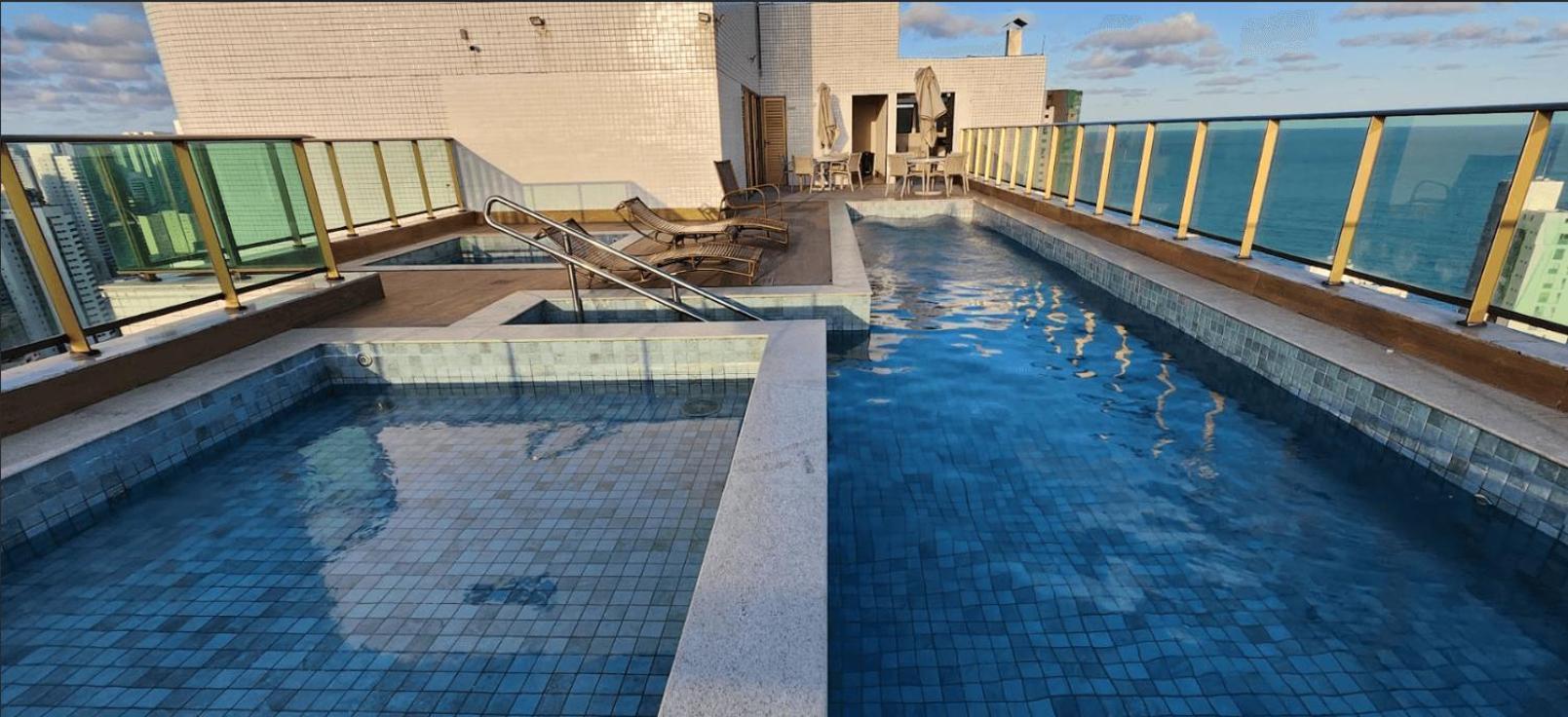 Flat 2 Quartos A 100M Da Praia De Boa Viagem Recife Eksteriør billede